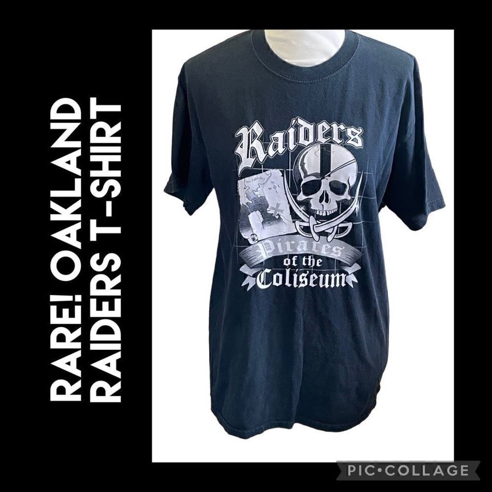 Oakland Raiders “Raiders of the Coliseum” RARE T-Shirt Size Medium-Y2K